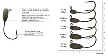 Load image into Gallery viewer, Tungsten Tube Jig Head - Stupid Tube Rig - Fishing Lures Ltd
